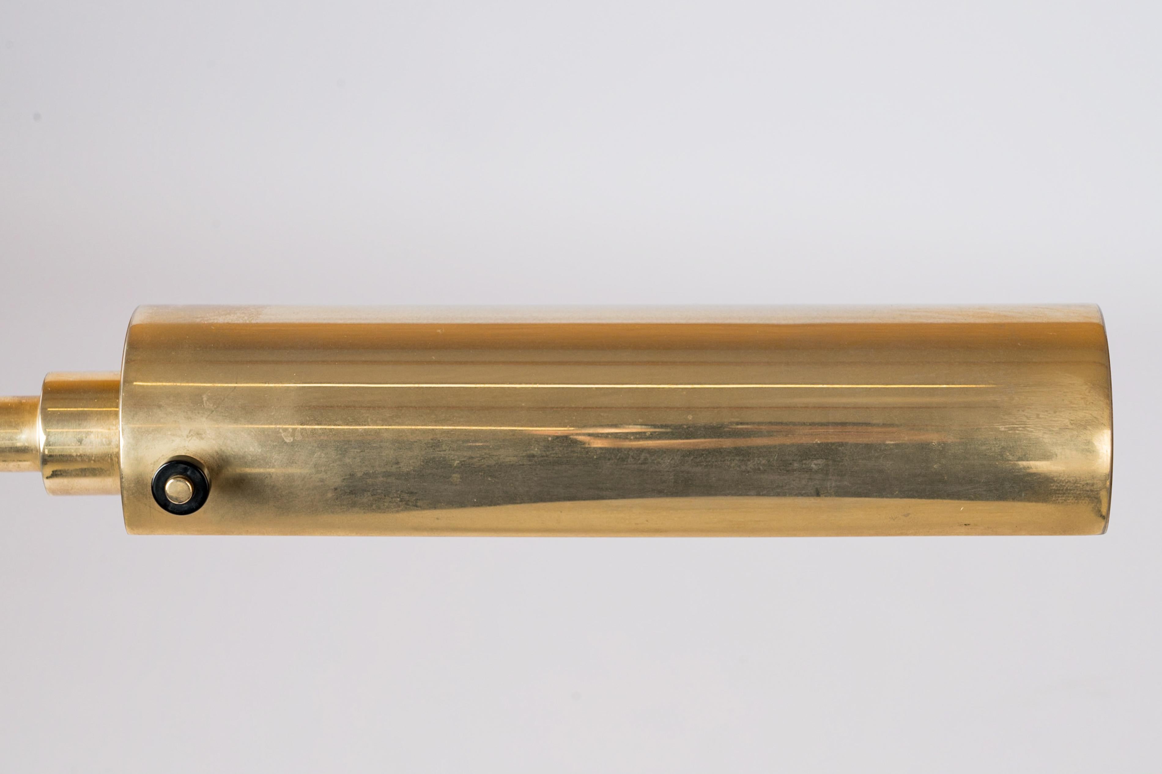 Brass Reading Lamp by Manufactor for Christian Liaigre - France 1980's In Good Condition In New York, NY