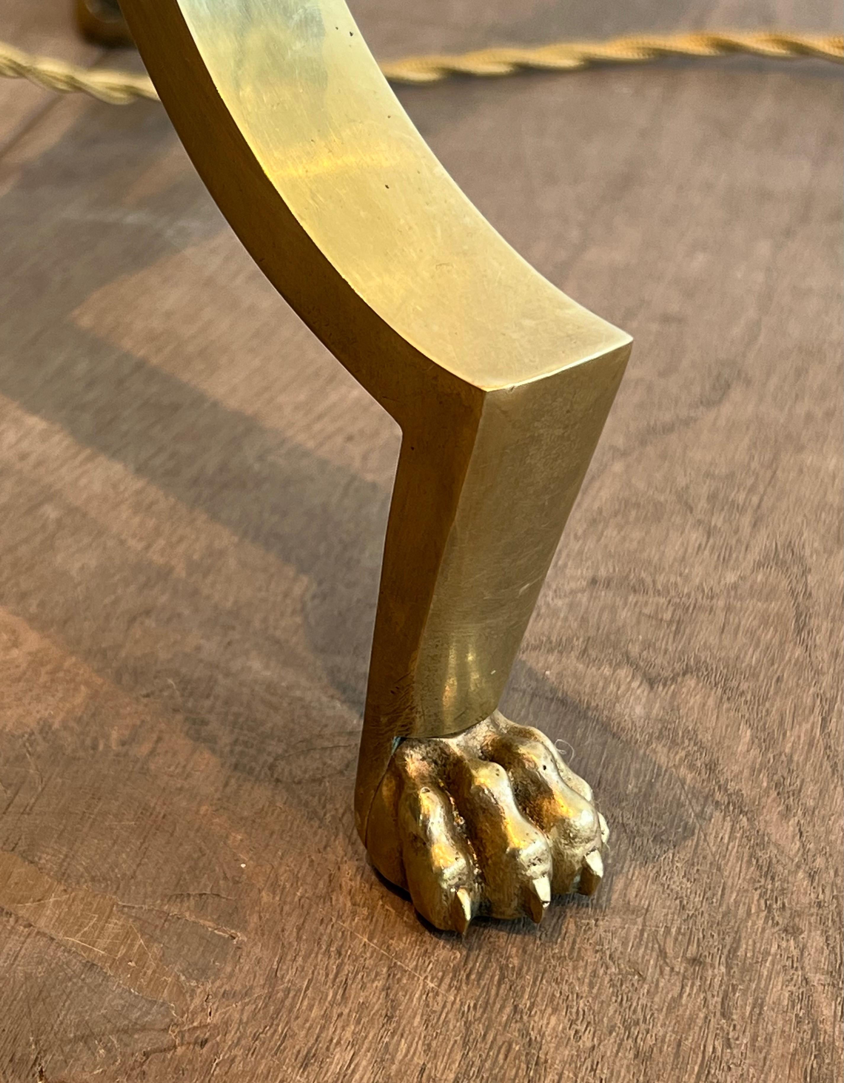 Lampe de lecture avec pieds en griffe dans le style de la Maison Jansen en vente 5