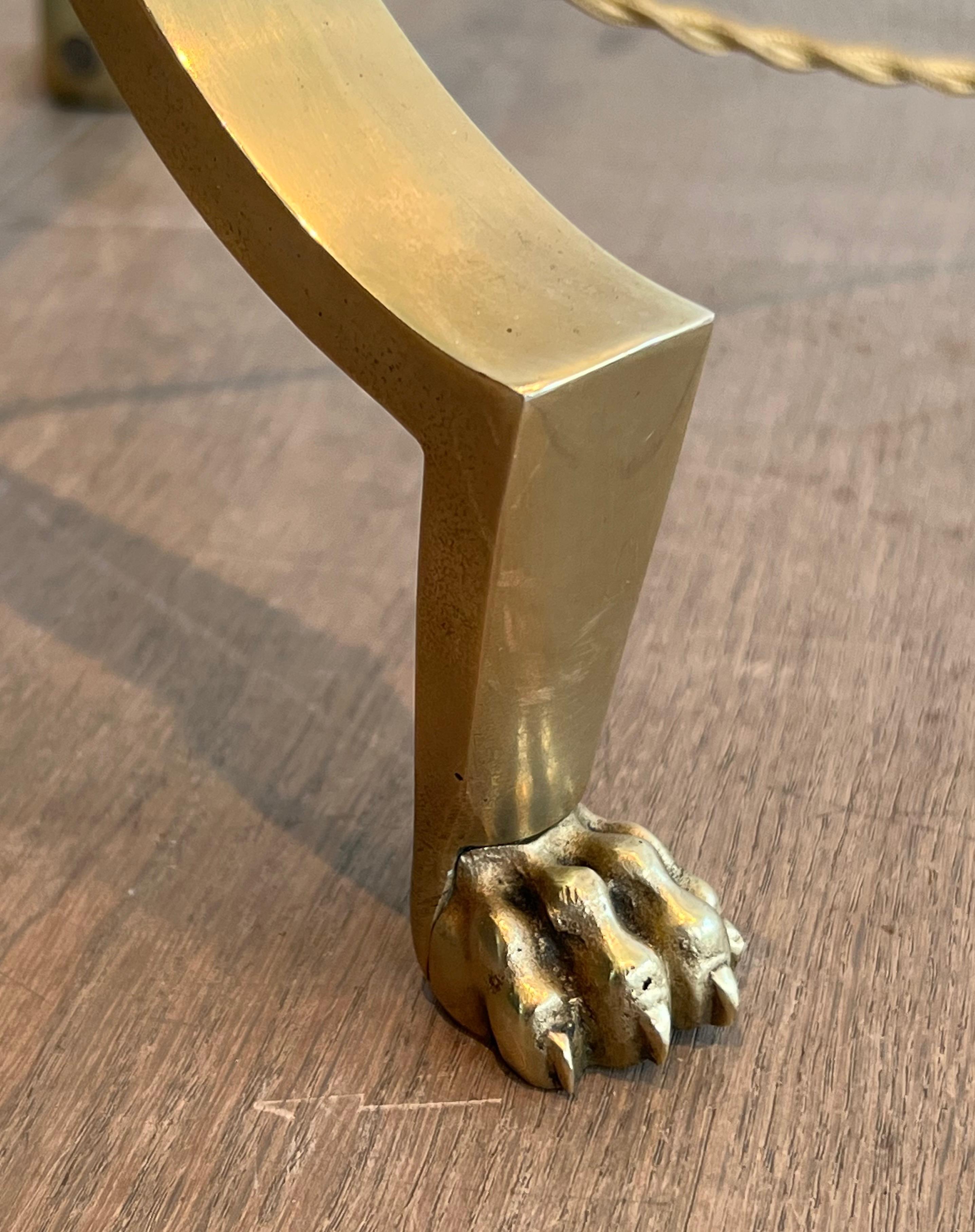 Lampe de lecture avec pieds en griffe dans le style de la Maison Jansen en vente 12
