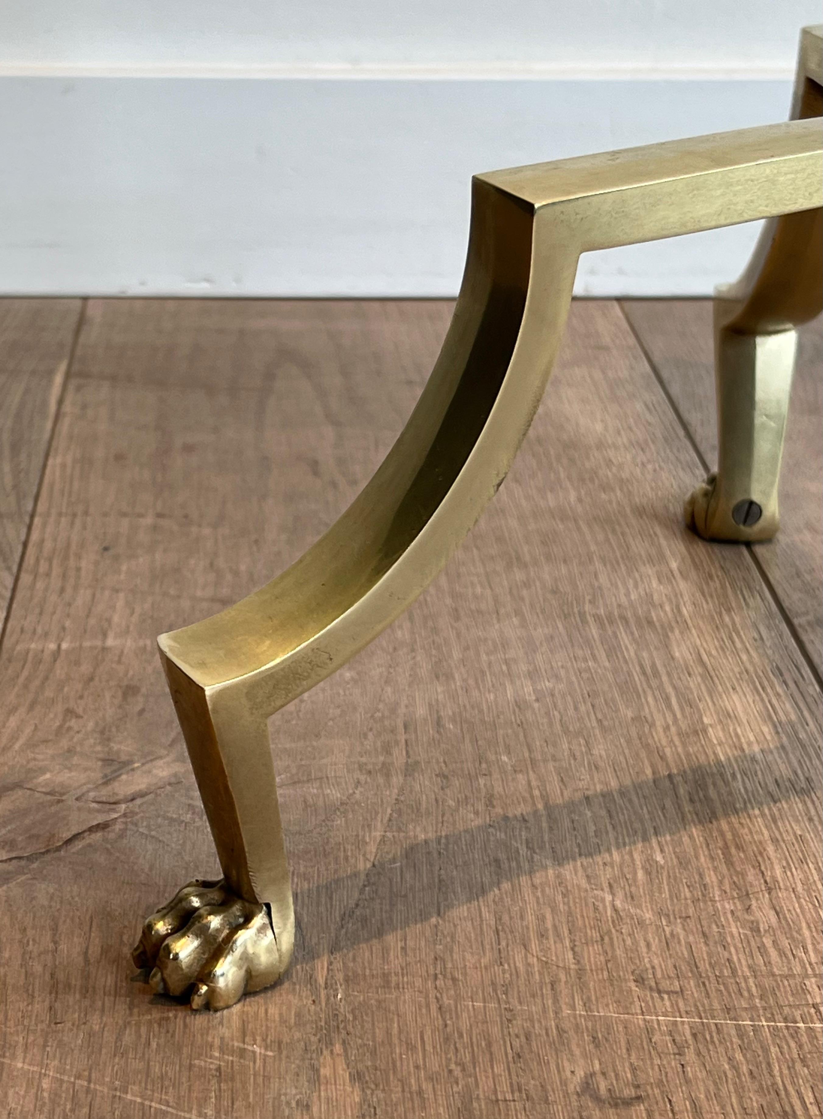 Lampe de lecture avec pieds en griffe dans le style de la Maison Jansen en vente 2