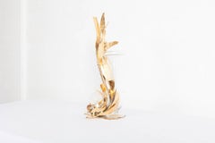 Brass Regency Marc D'Haenens Vase