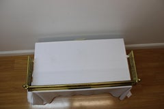 Brass Reticulated Fireplace Fender