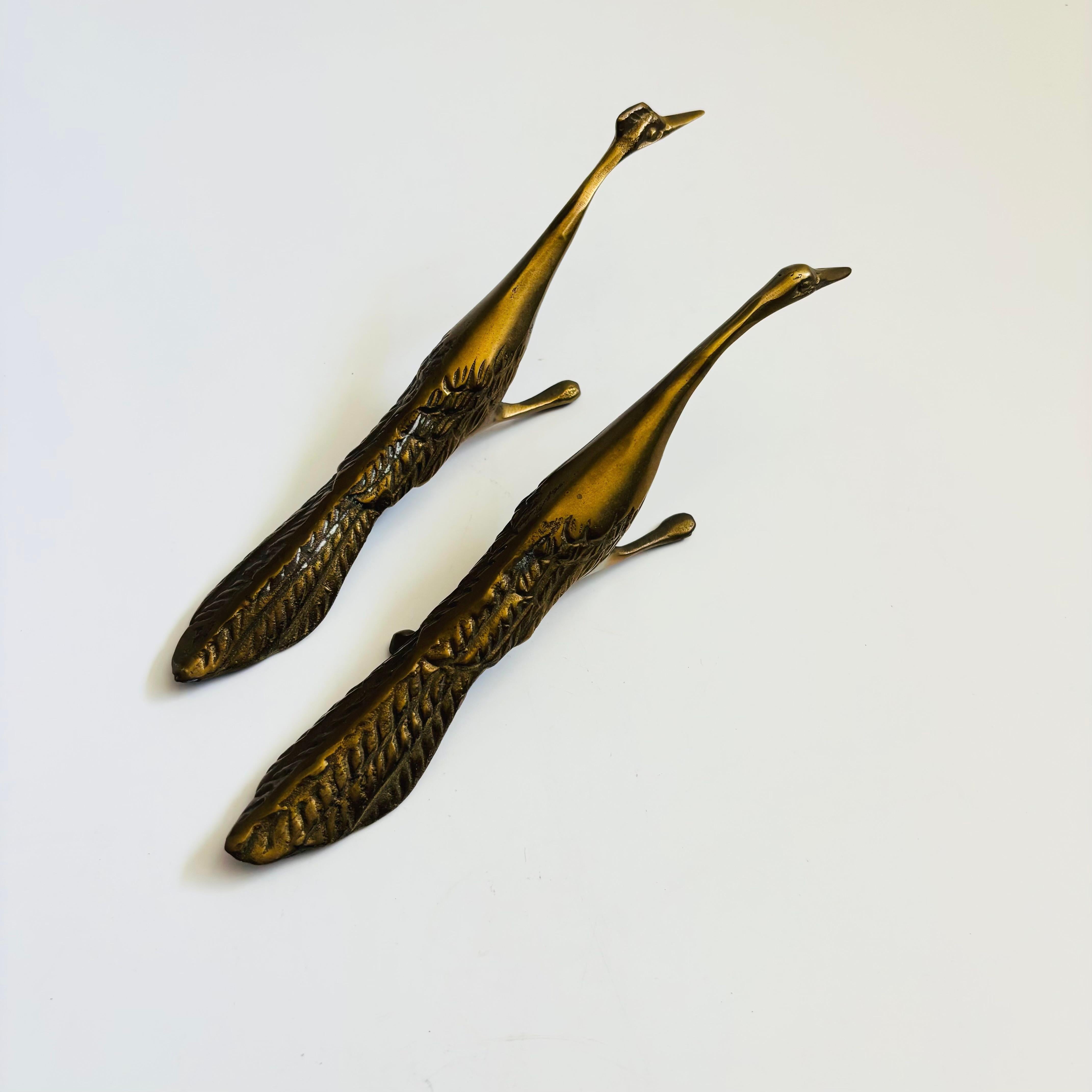 Brass Roadrunners - Set of 2 In Good Condition In Fairfield, CA