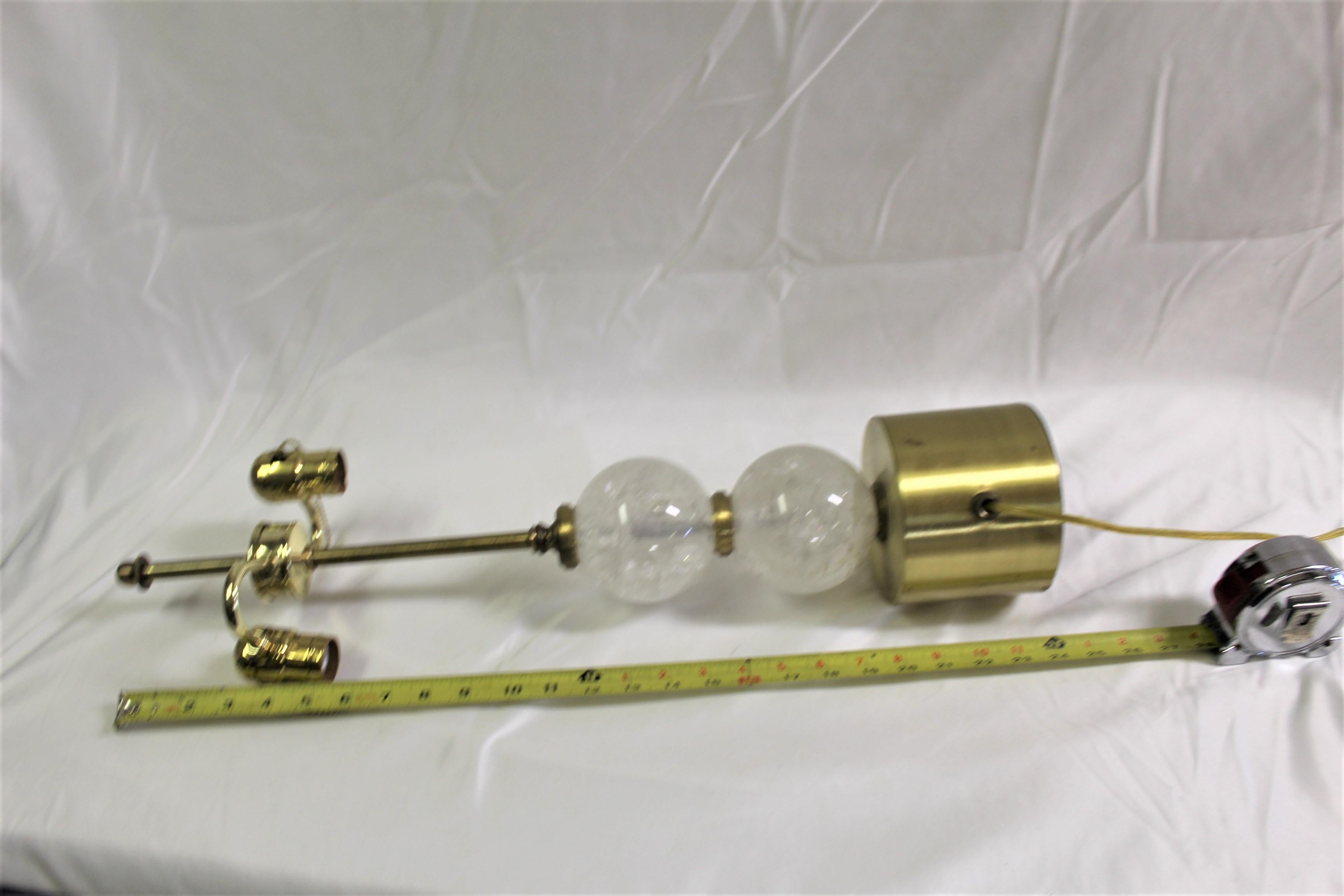Brass & Rock Crystal Lamps In Good Condition For Sale In Los Angeles, CA