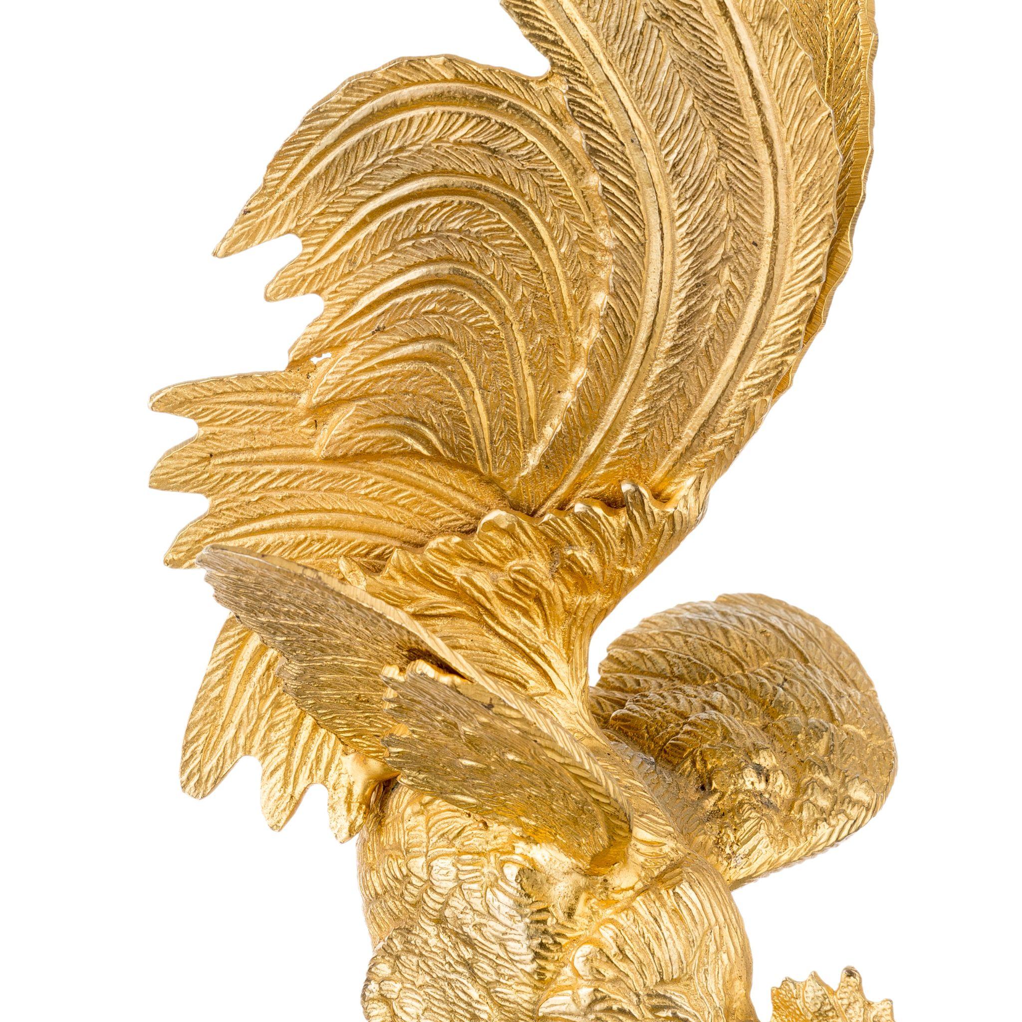 brass roosters