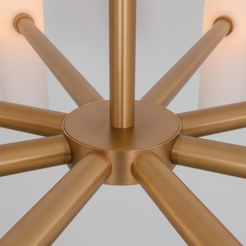 Polonais Lustre rond Odyssey en laiton MD par Schwung