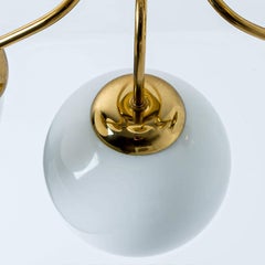 Brass Round Chandelier, Limburg, 1970s