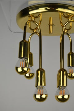 Brass S.A. Boulanger Flushmount, Belgium, 1970s