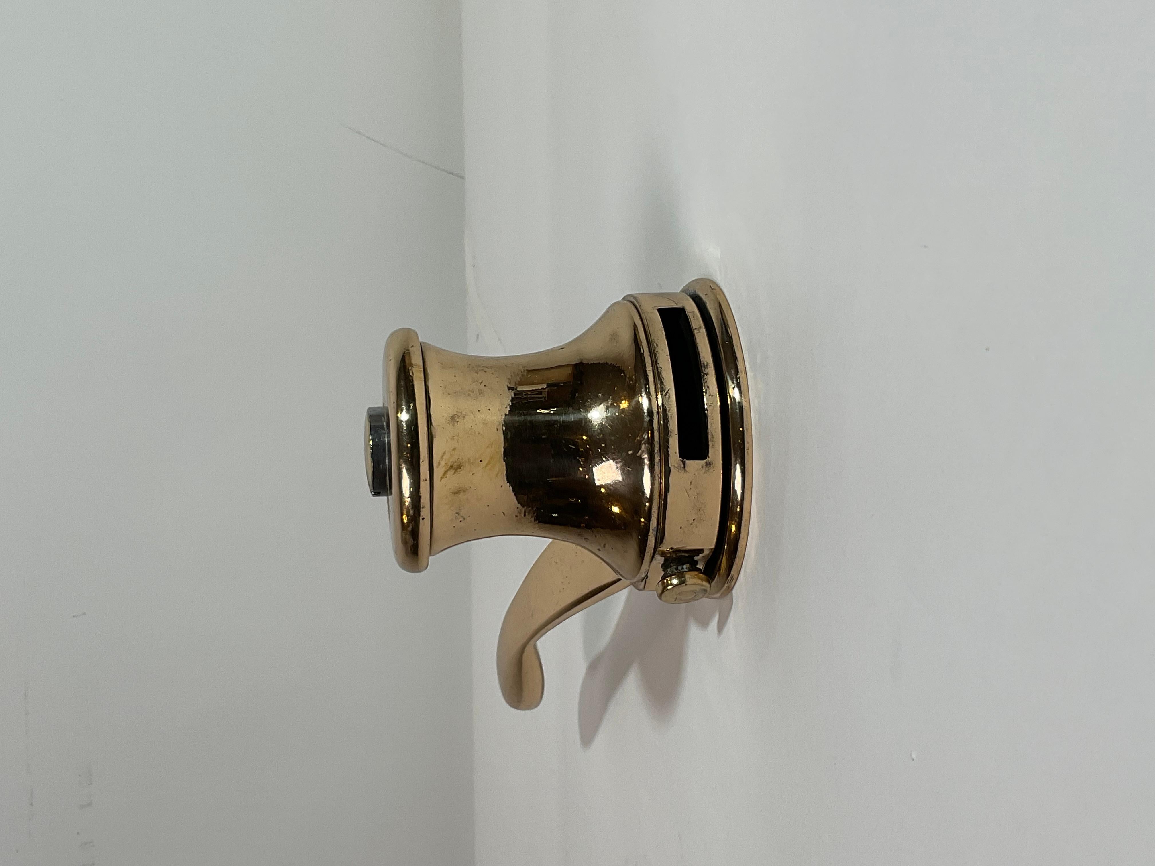 Brass Sailboat Tensioner Winch with Lever Handle (Messing) im Angebot