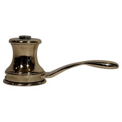 Brass Sailboat Tensioner Winch with Lever Handle