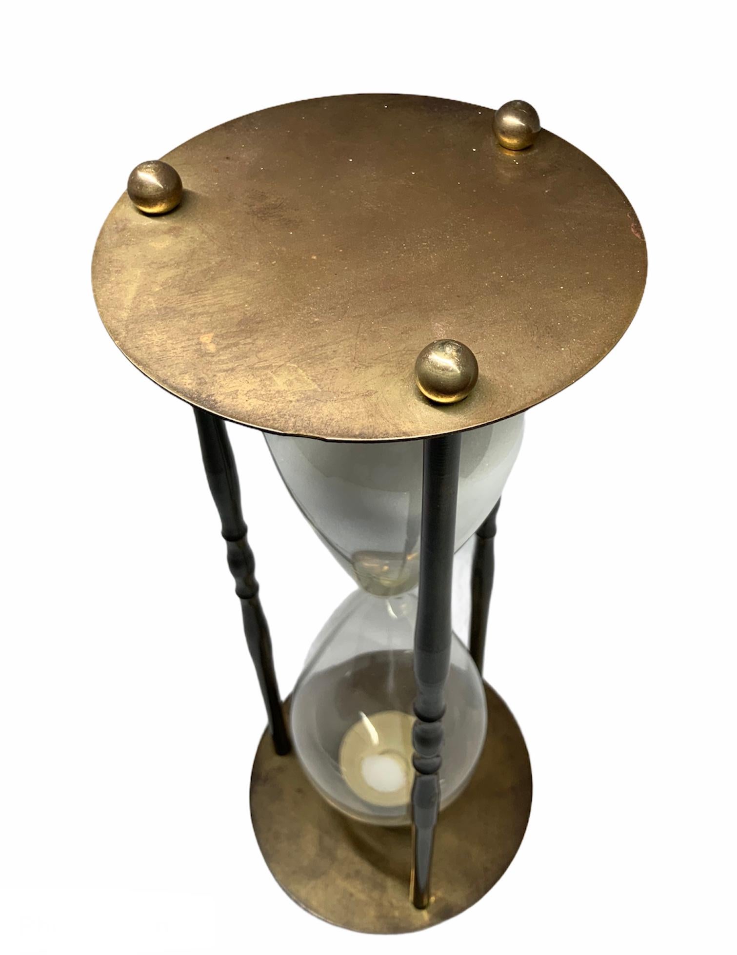 Hand-Crafted Brass Sand Clock/Timer