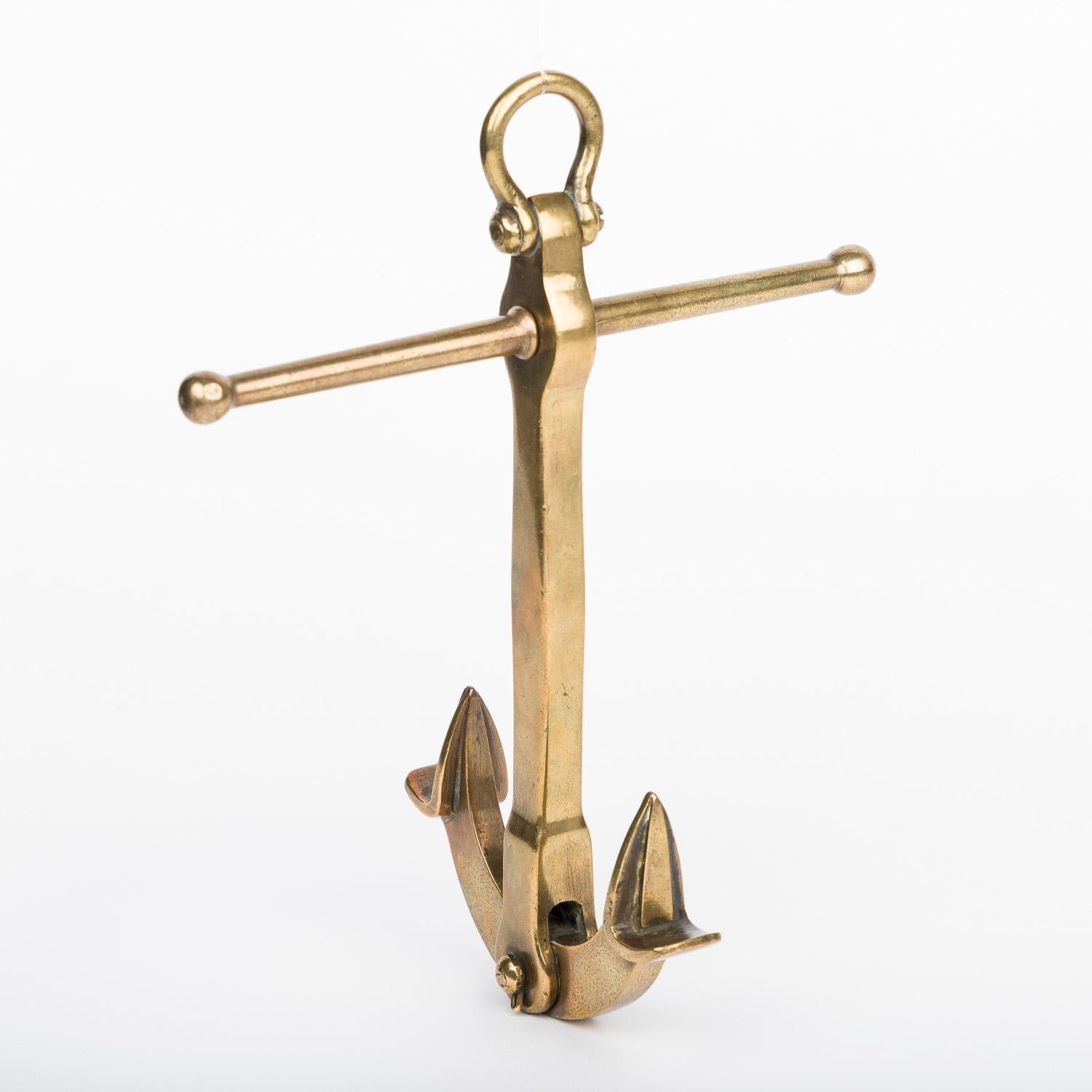 Brass scale model of a W. H. Porter & Co patent anchor, circa 1880.


Porter & Co, Dunston Iron Works, near Newcastle-on-Tyne, and 149 Cheapside London.