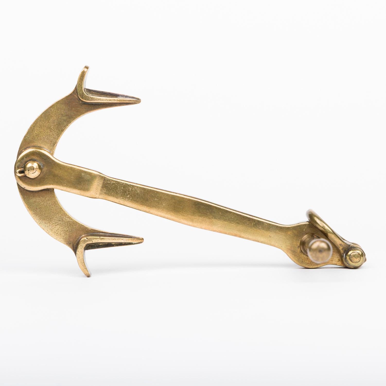Brass scale model of a W. H. Porter & Co patent anchor For Sale 1