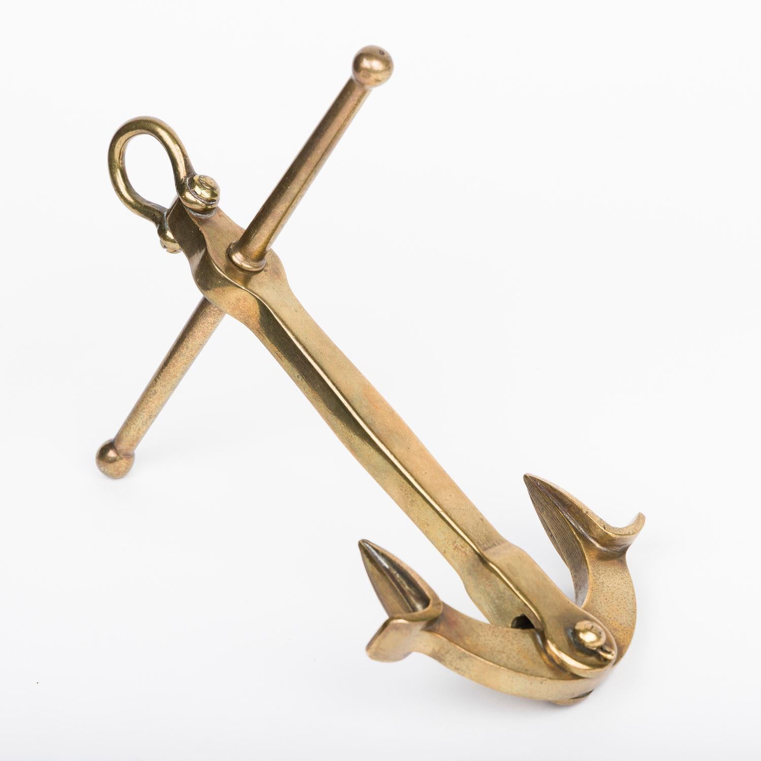 Brass scale model of a W. H. Porter & Co patent anchor For Sale 2