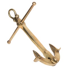 Brass scale model of a W. H. Porter & Co patent anchor