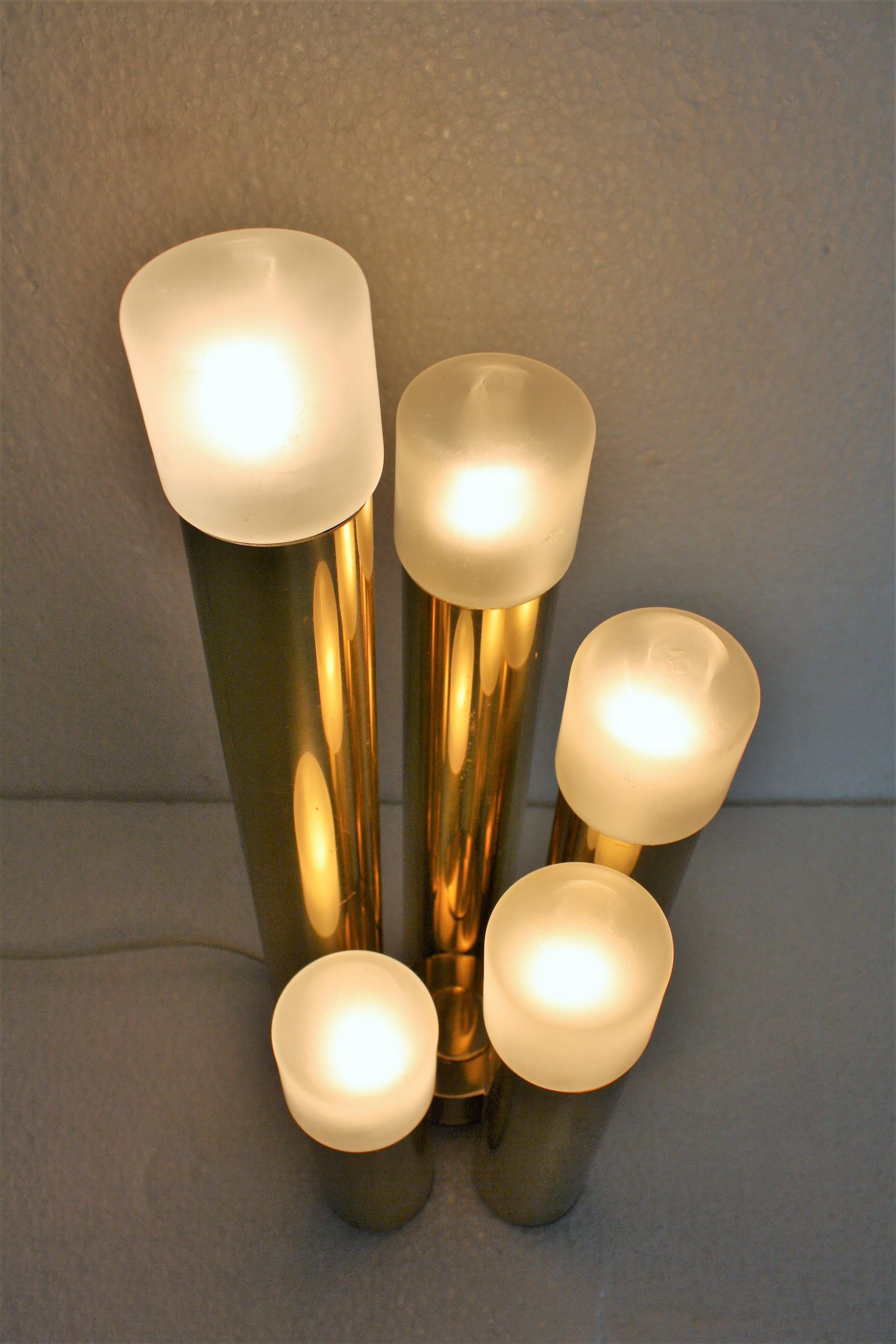 Brass Sciolari Table Lamp, 1970s 7