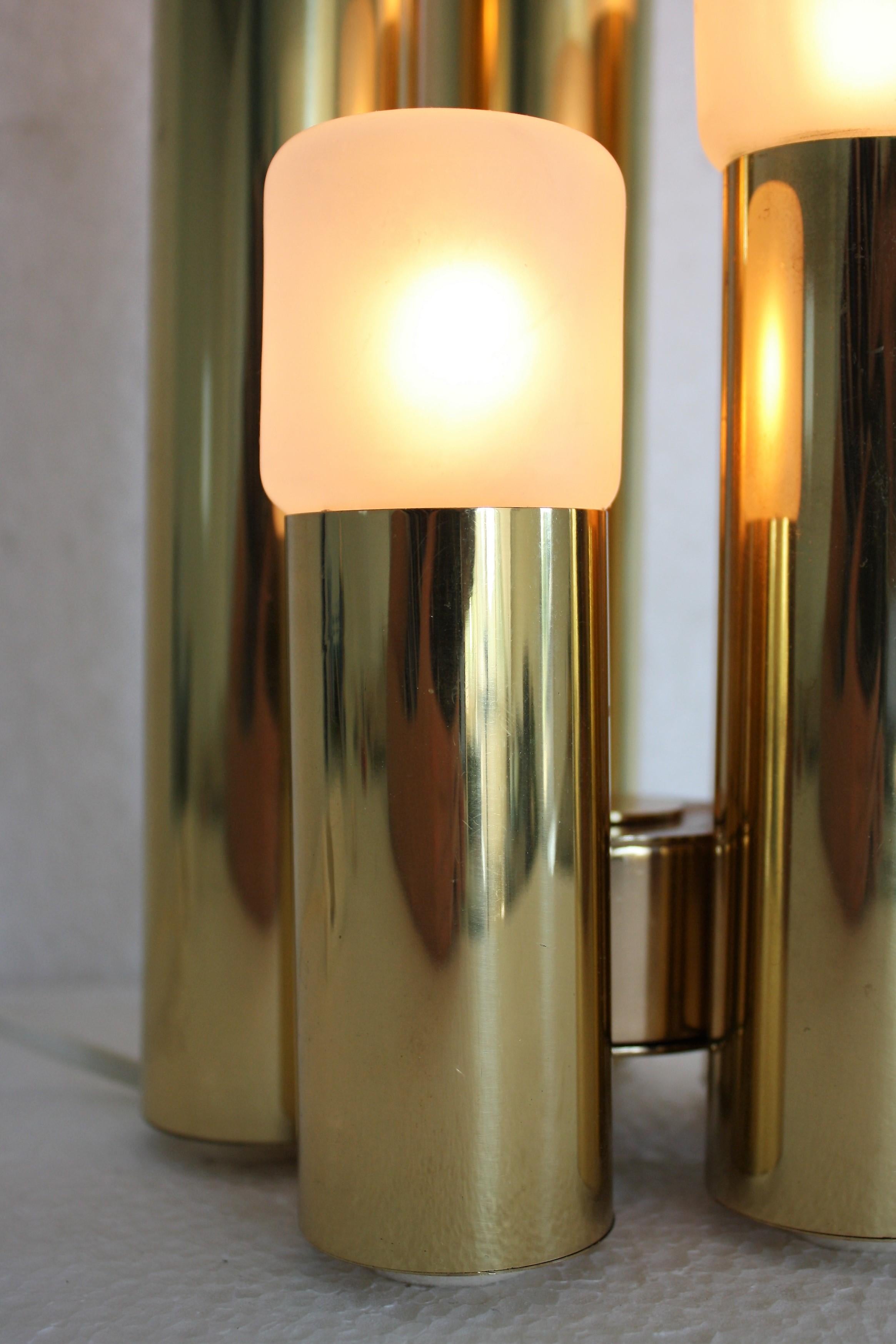 Brass Sciolari Table Lamp, 1970s 9