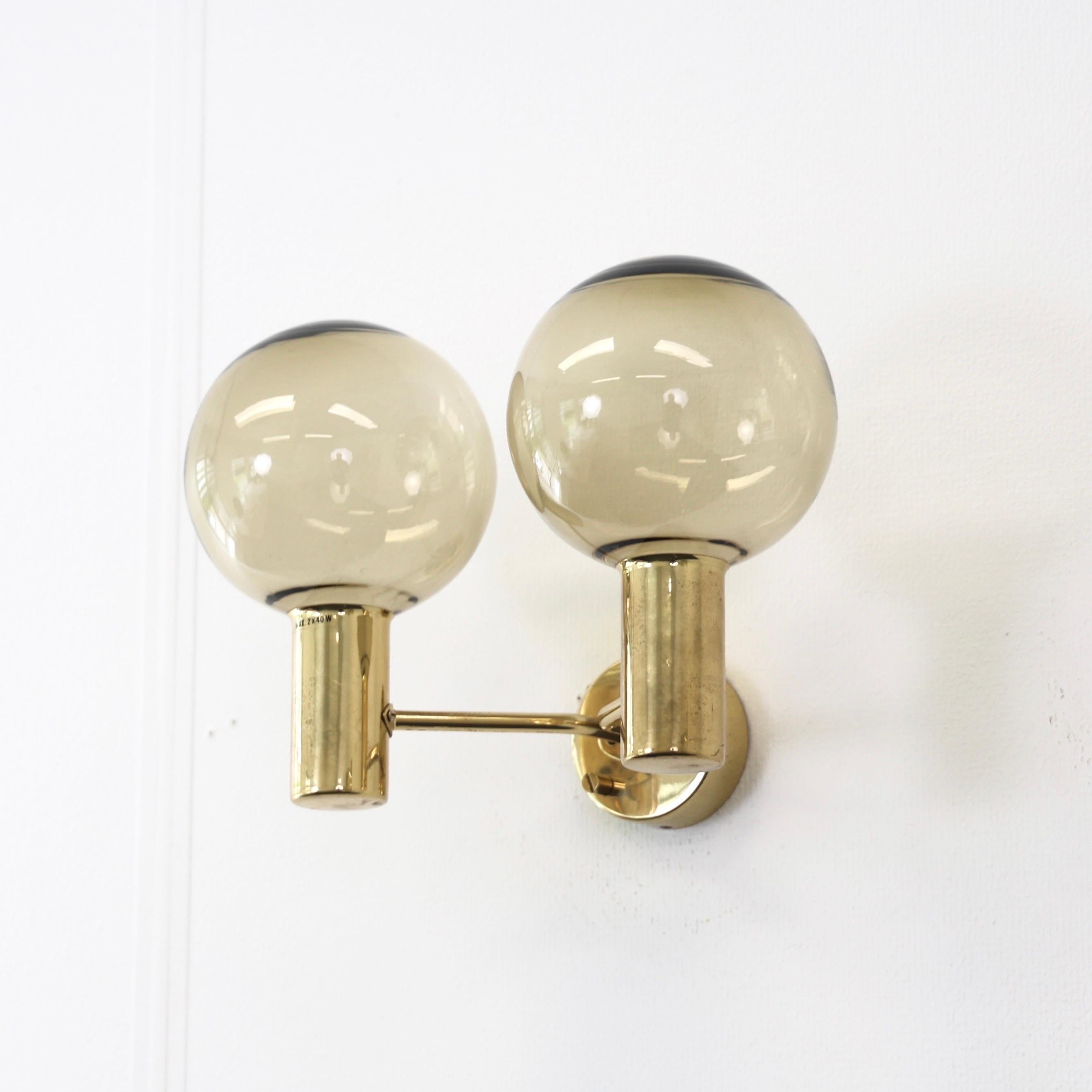 Scandinave moderne Applique en laiton Hans-Agne Jakobsson, années 1960, Suède en vente