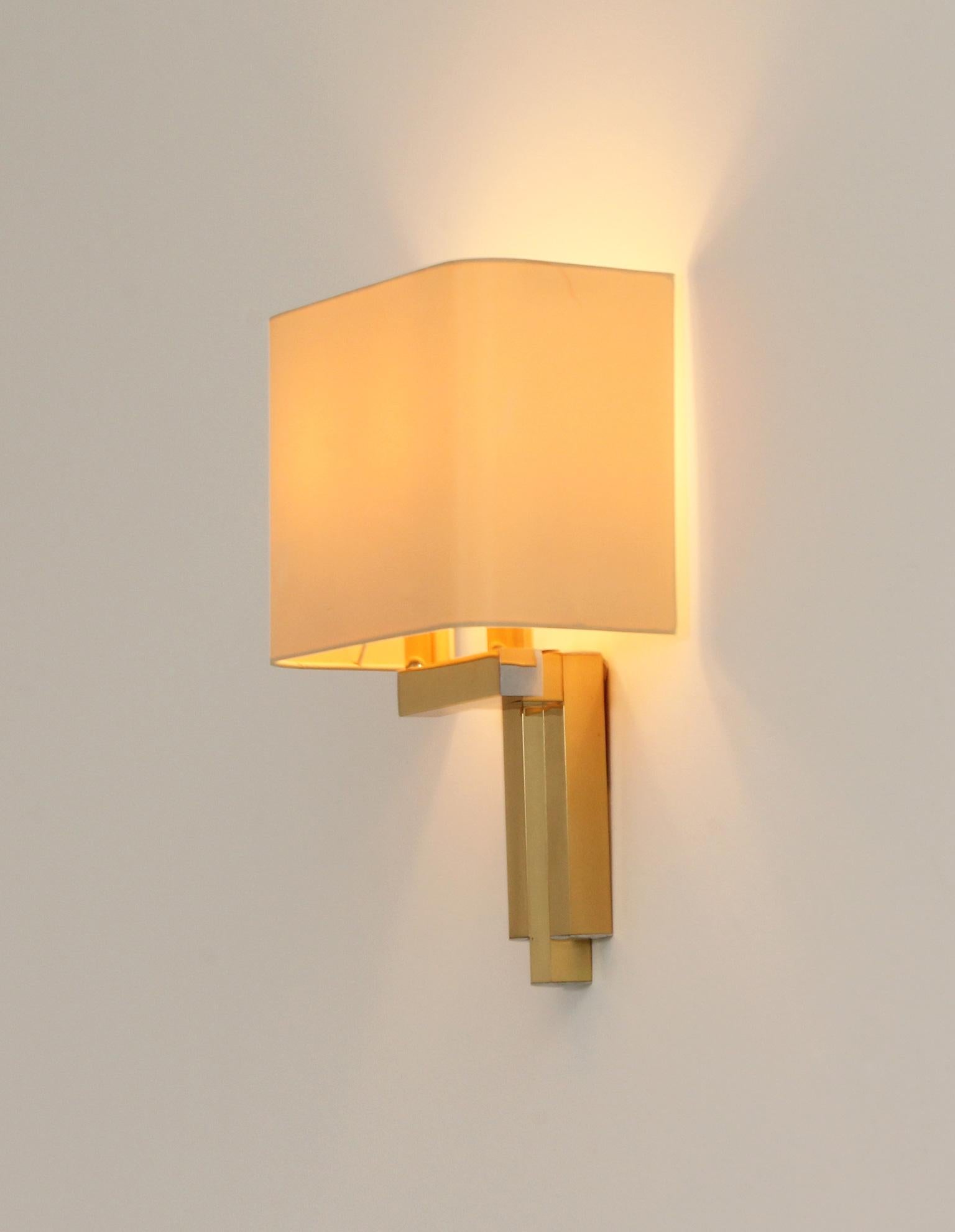 Brass Sconce by Lumica, Spain, 1970's For Sale 4