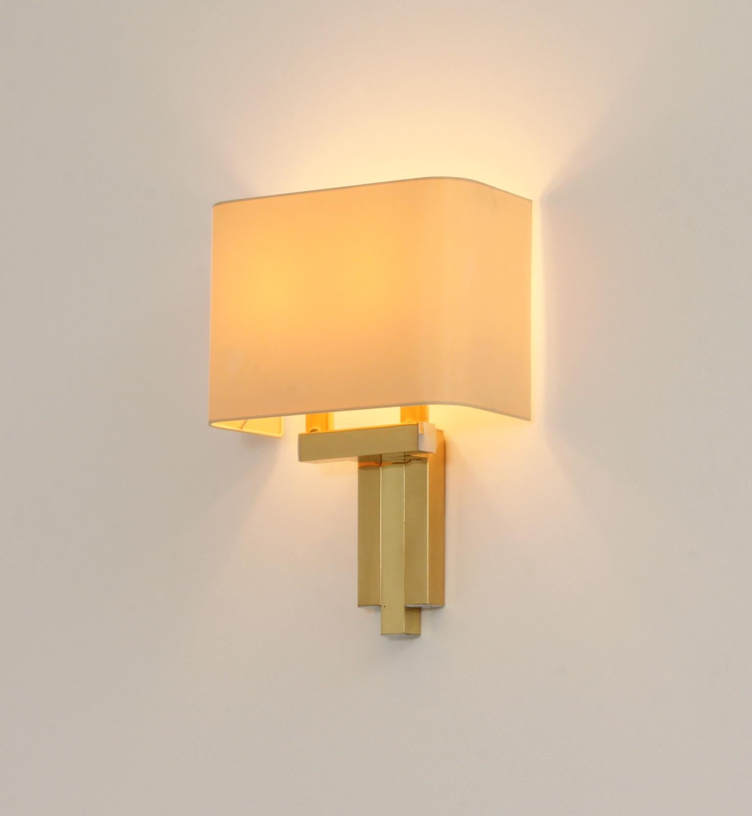 Brass Sconce by Lumica, Spain, 1970's For Sale 5