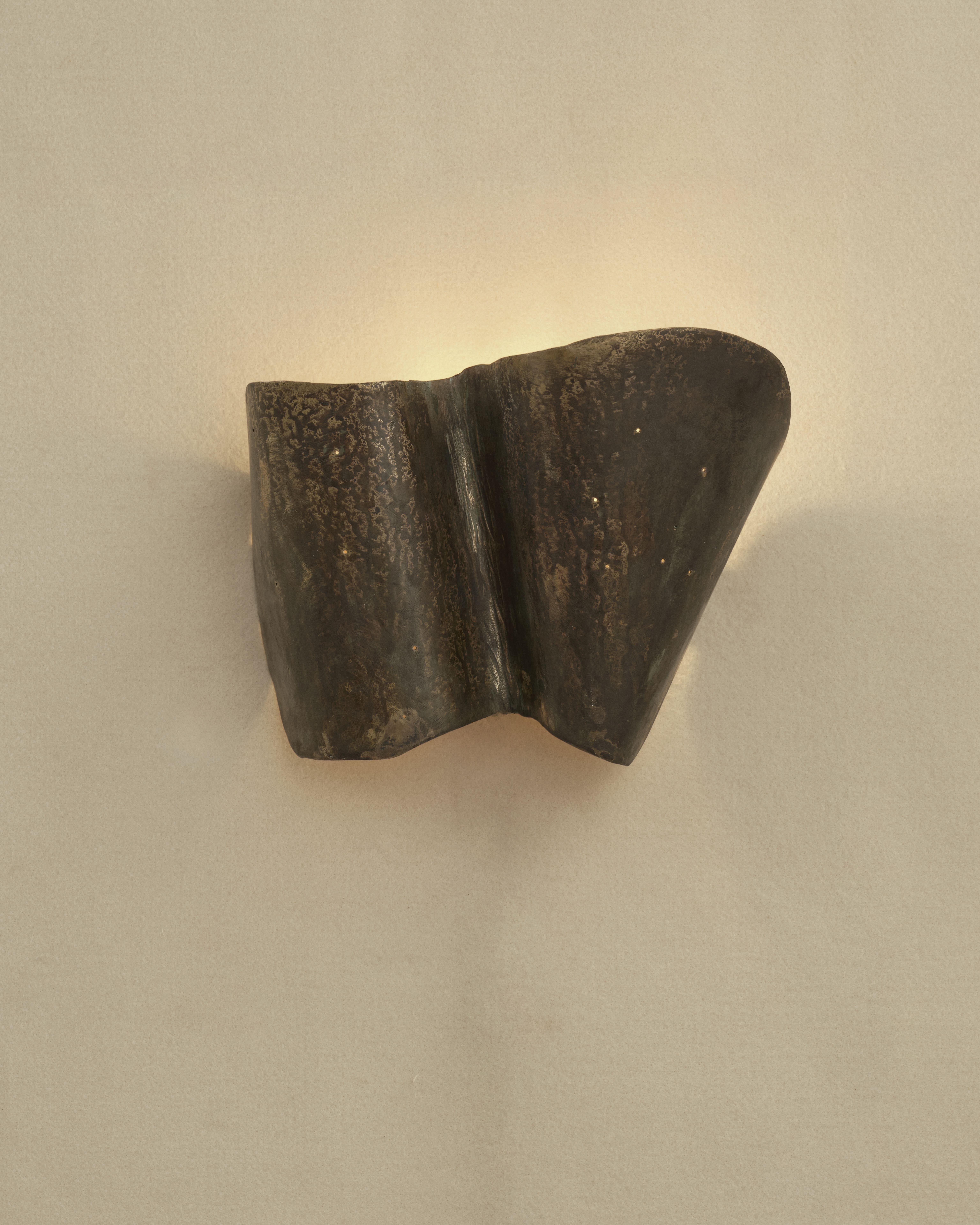 Brass Sconce by Rafael Triboli