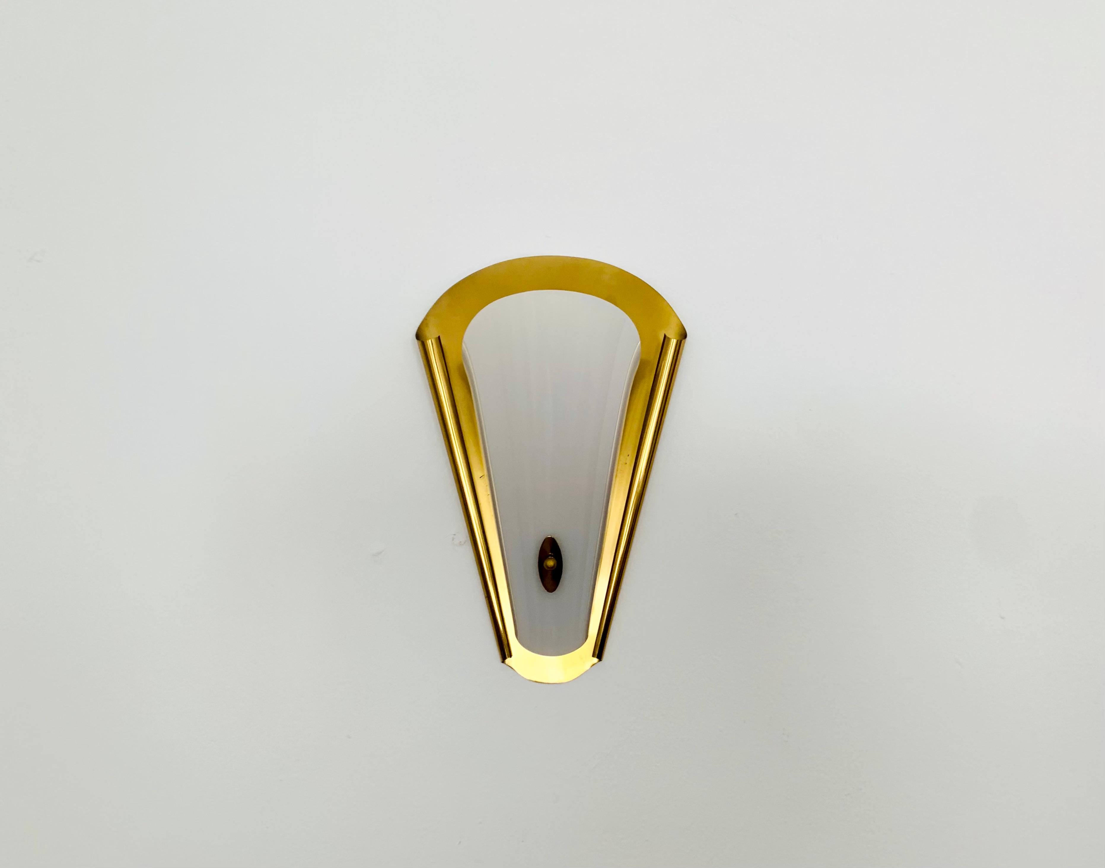 Mid-Century Modern Brass sconce For Sale