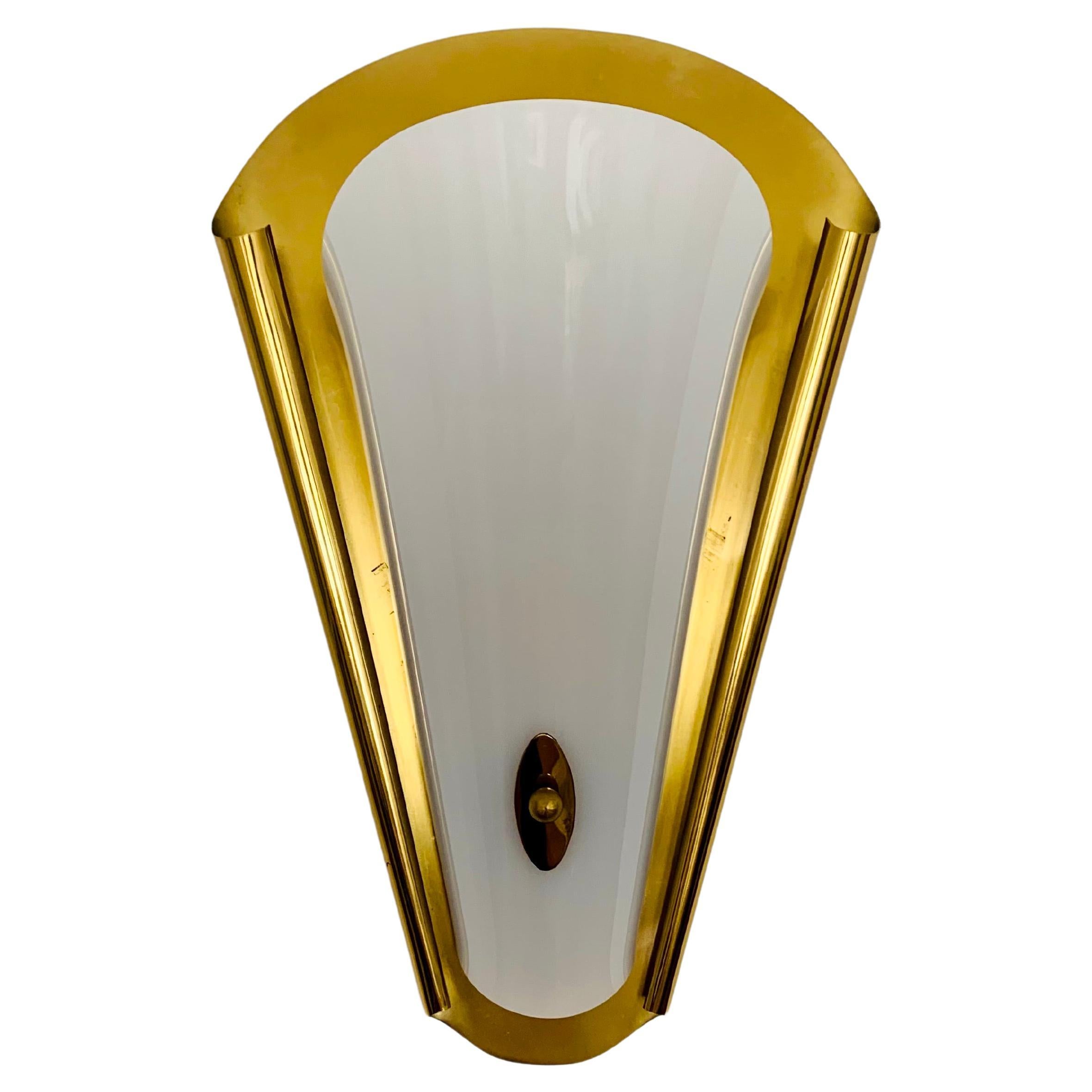 Brass sconce For Sale