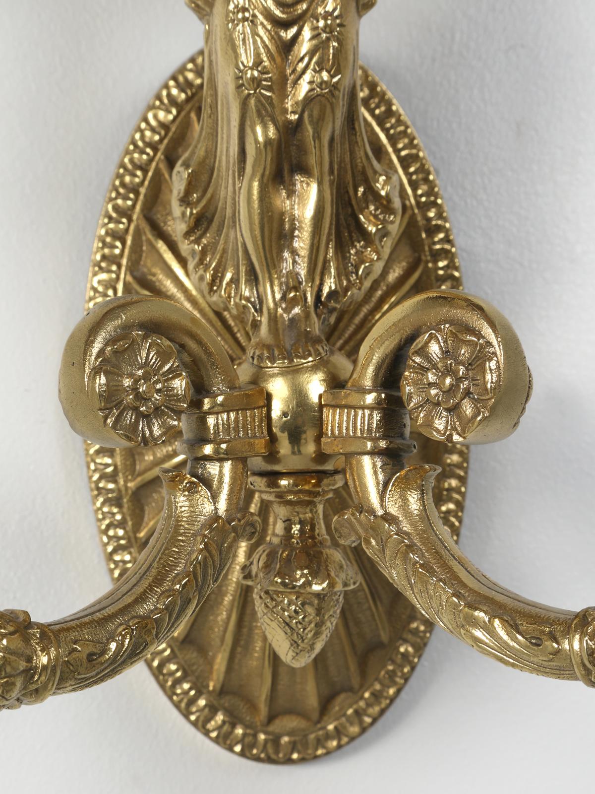 Brass Sconce, Single Unit and Well Made For Sale 4
