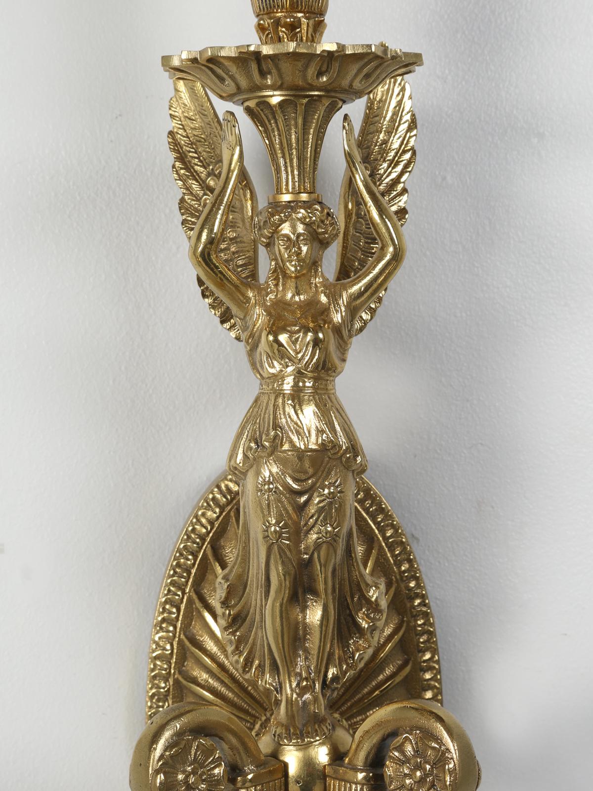 Mid-20th Century Brass Sconce, Single Unit and Well Made For Sale