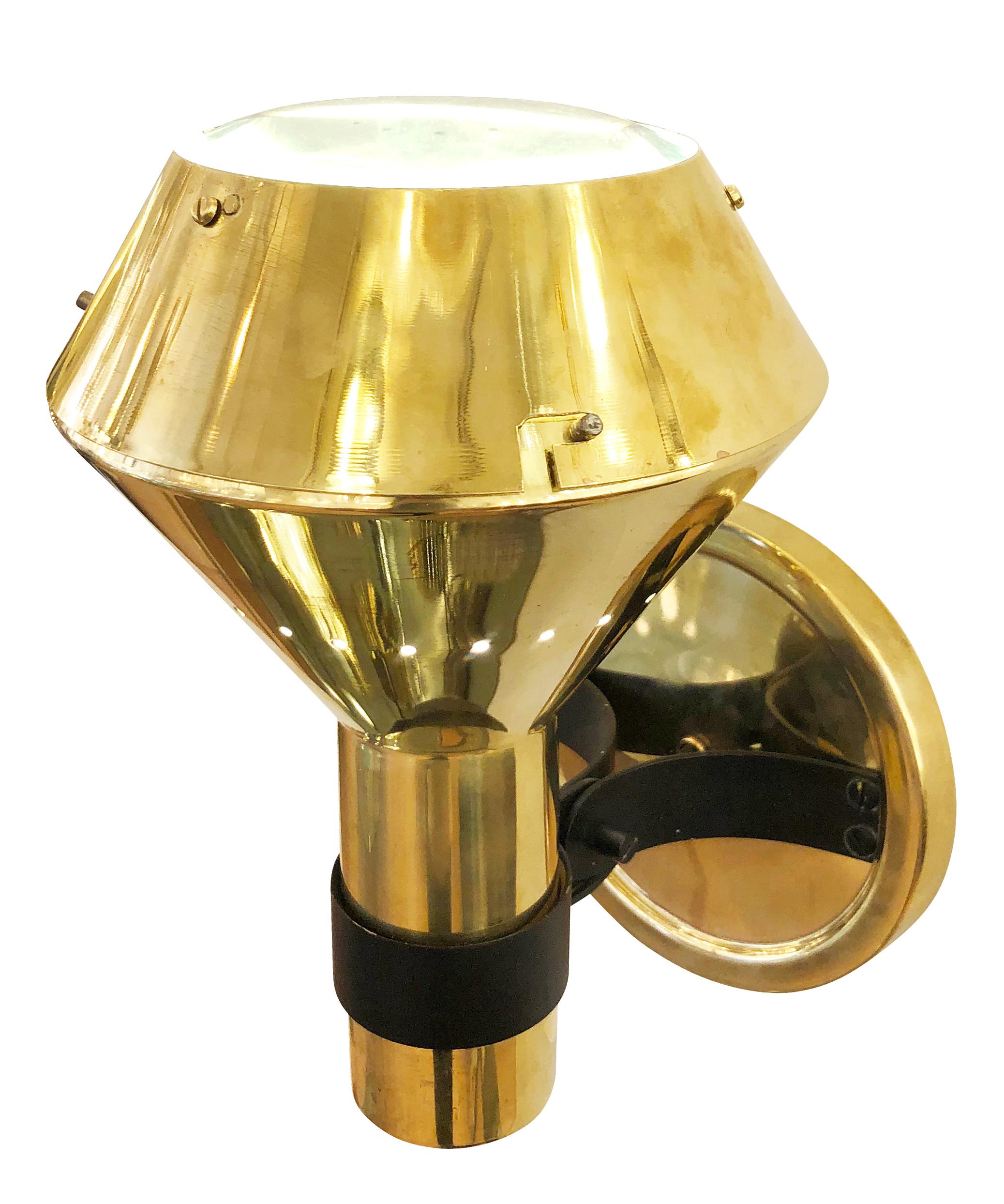 Brass Sconces by Candle, 3 Pairs Available For Sale 1