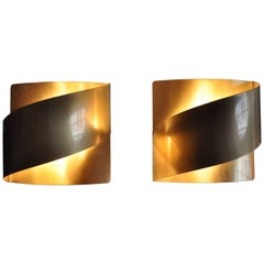 Brass sconces by Peter Celsing for Falkenbergs