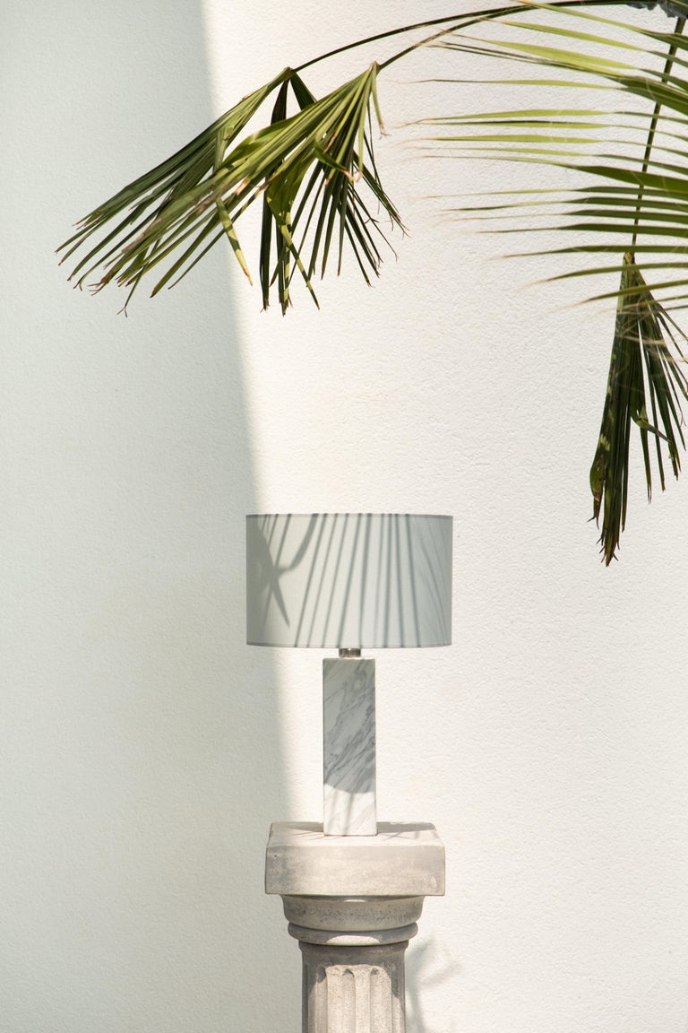 Brass Sculpted Table Lamp by Brajak Vitberg For Sale at 1stDibs