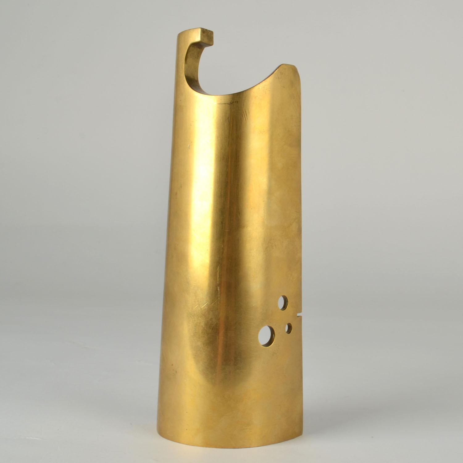 Olandese Scultura in ottone di figura astratta degli anni '70 in vendita