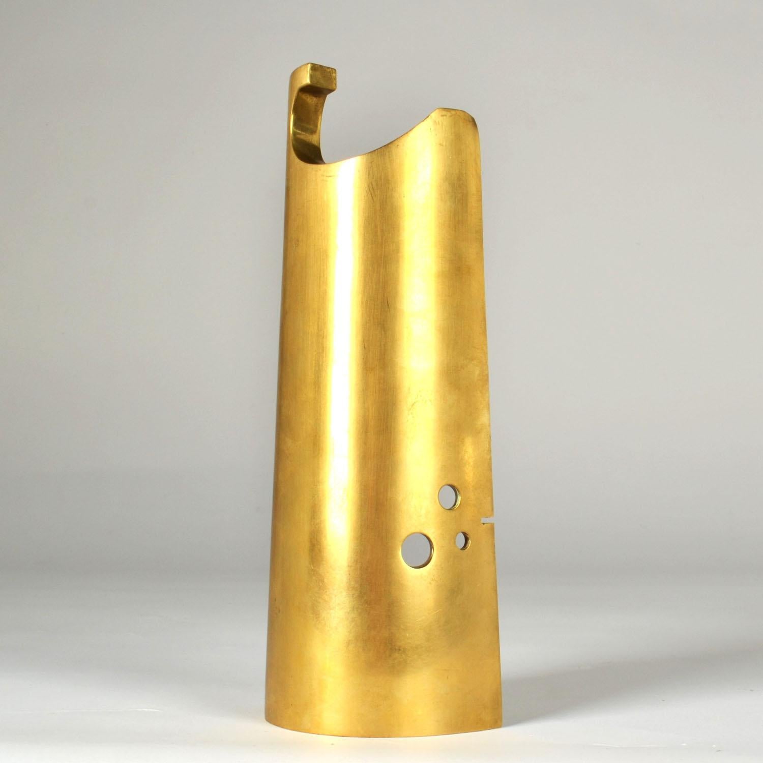 Scultura in ottone di figura astratta degli anni '70 In condizioni ottime in vendita a London, GB