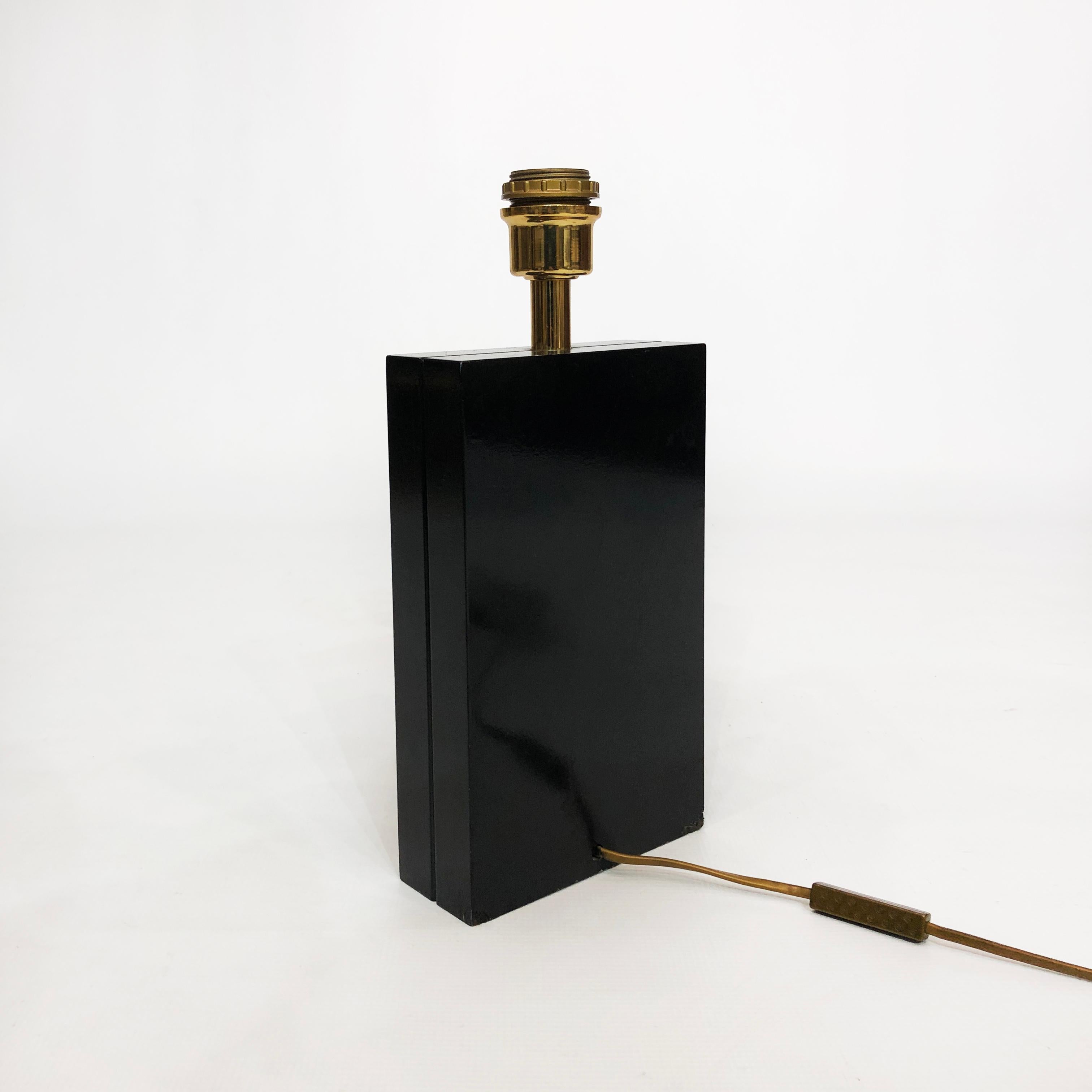 Brass Seahorse Table Lamp Midcentury Vintage Retro Hollywood Regency 1970s black For Sale 6