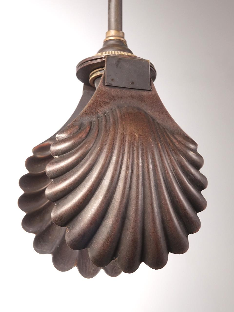 American Brass Seashell Pendents For Sale