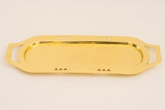 Plato de latón para servir de Argentor of Vienna Alrededor de 1920