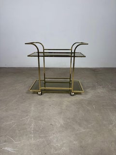 Servierwagen aus Messing -1970er