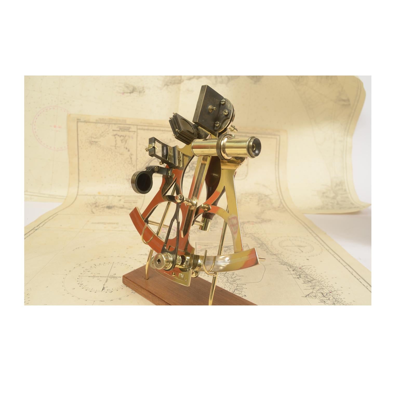 Brass Sextant from the Second Half of the 19th Century by Matheson & Co 5