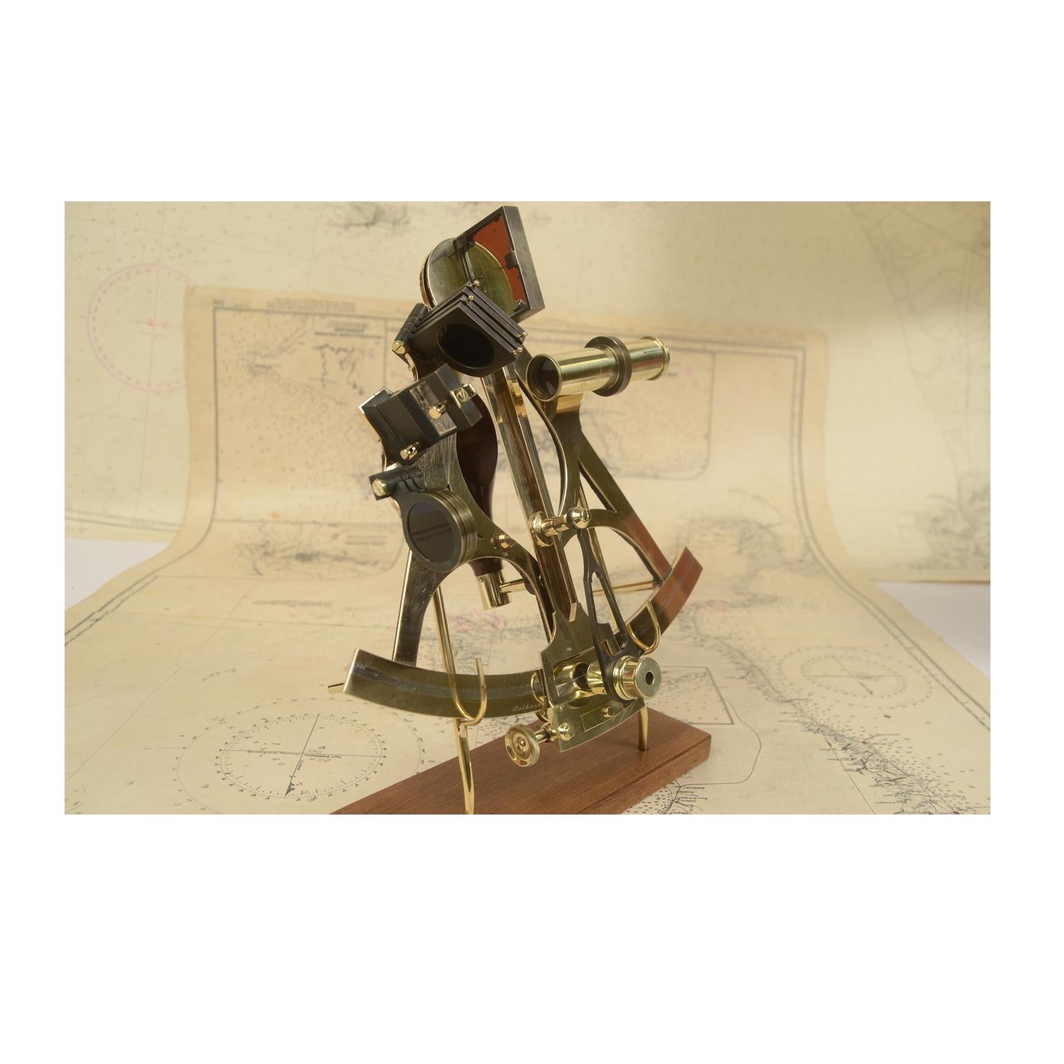 Brass Sextant from the Second Half of the 19th Century by Matheson & Co 6