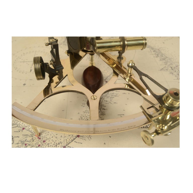 Brass Sextant from the Second Half of the 19th Century by Matheson and