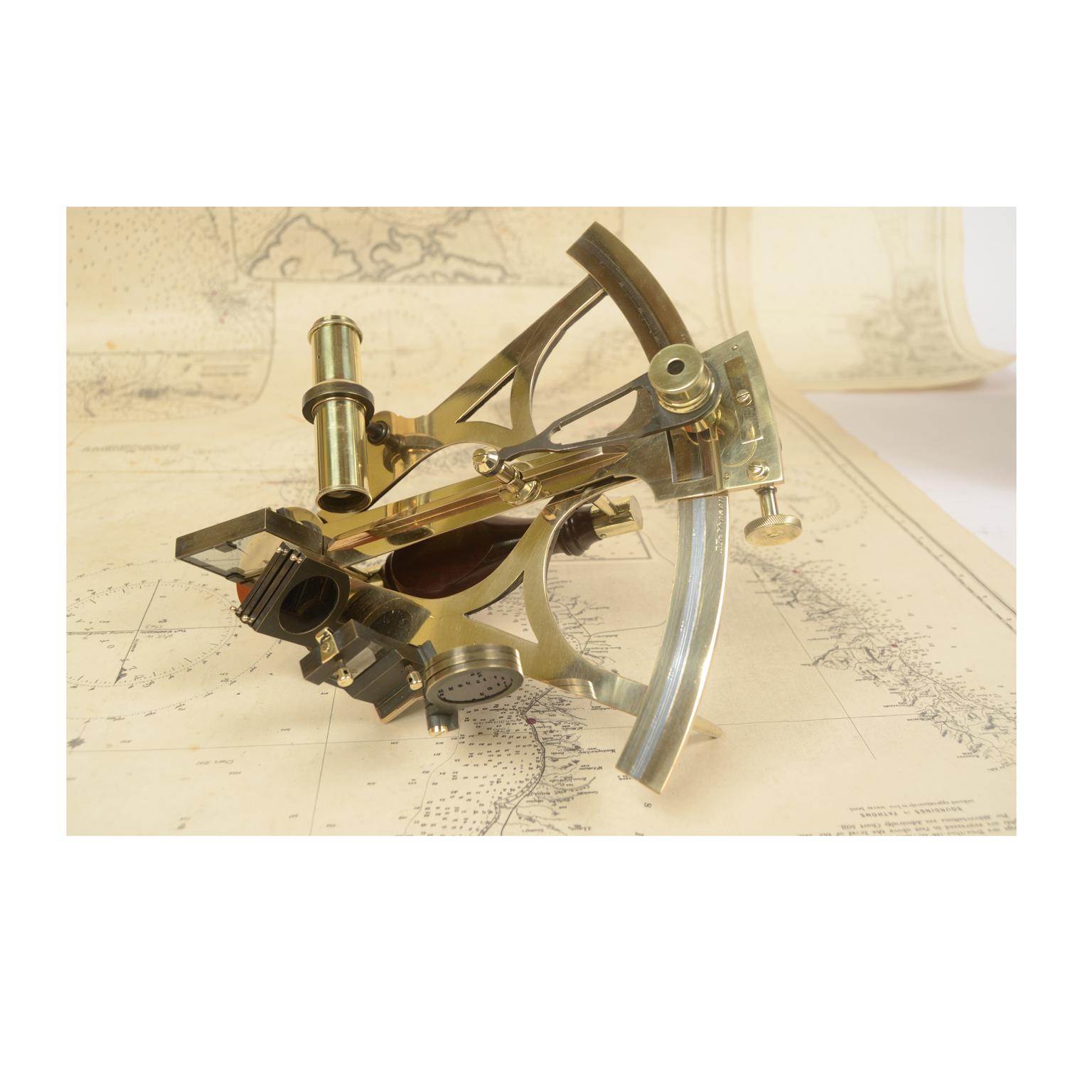 Brass Sextant from the Second Half of the 19th Century by Matheson & Co 2