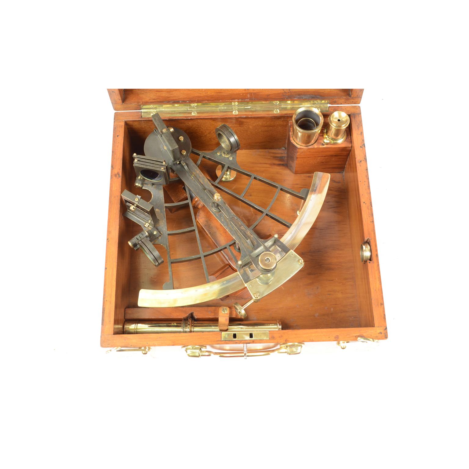 British Brass Sextant Trinity House Prize HMS Conway Liverpool