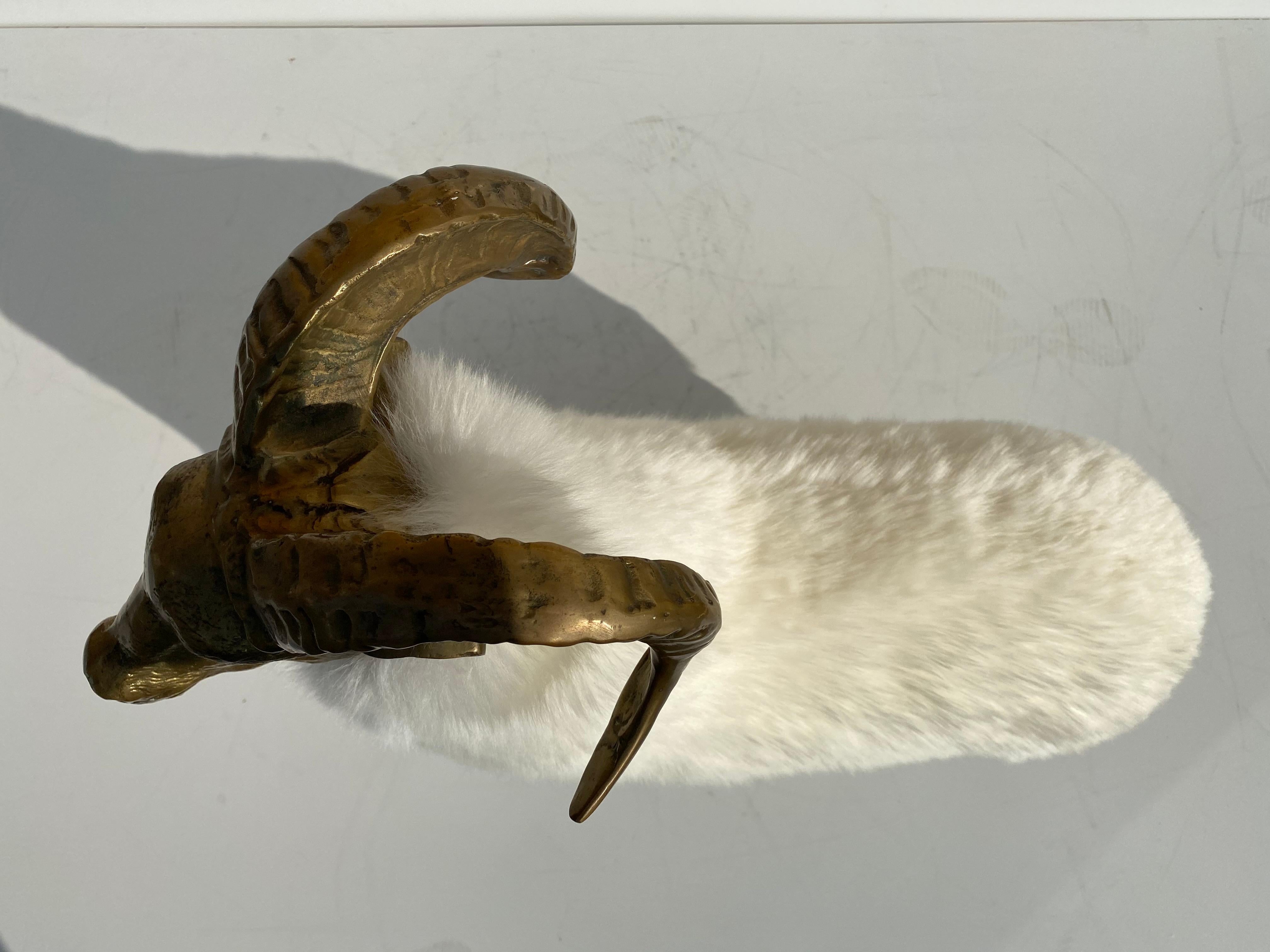 Brass Sheep or Ram Sculpture 5