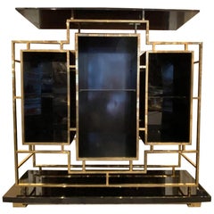 Brass Shelving / Étagère/Divider, Kim Moltzer, Late 1960s, France