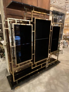 Brass Shelving / Étagère/Divider, Kim Moltzer, Late 1960s, France