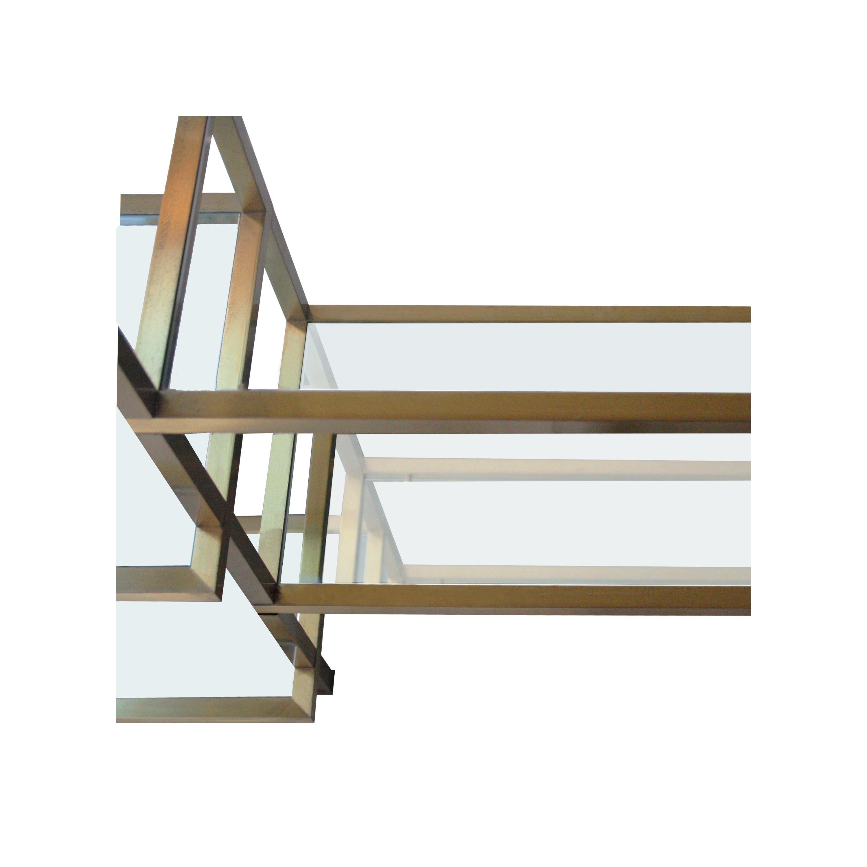 Brass Shelving, France, 1970 In Good Condition In Madrid, ES
