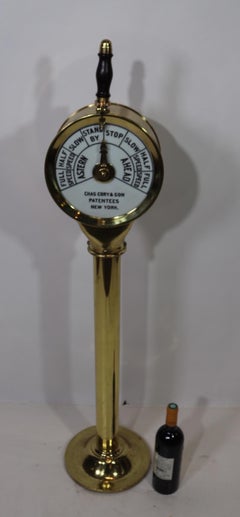 Brass Ships Engine Order Telegraph