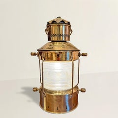 Brass Ship's Lantern Pendant Light