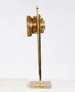 Brass Ship's Light as Table Lamp